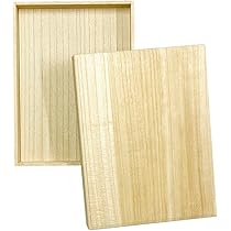 Amazon｜増田桐箱店 桐箱 A4サイズ 蓋あり かぶせ箱 W34.0cm×D25.0cm